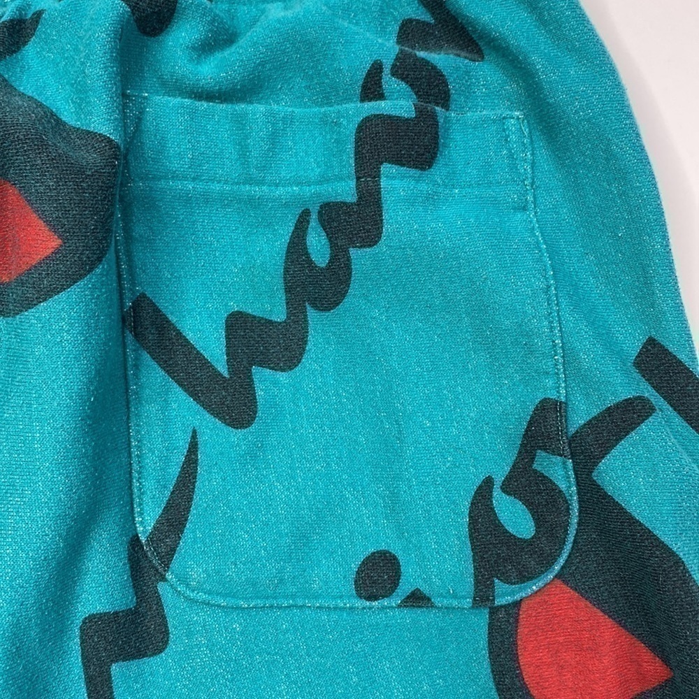 Champion Reverse Weave All Over Print Script Gree… - image 4